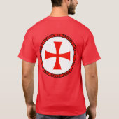 ヒューDe Payens Sealのワイシャツ Tシャツ (裏面)