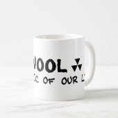 ヒューHoweyのウール私達のうそのマグの生地 コーヒーマグカップ (正面右)