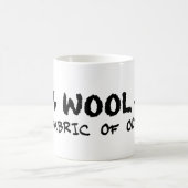 ヒューHoweyのウール私達のうそのマグの生地 コーヒーマグカップ (中央)