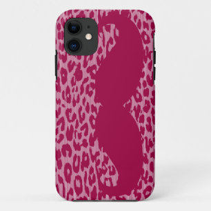 ヒョウおもしろいの皮のひげ iPhone 11 ケース