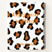 ヒョウおもしろいの記憶 ノートブック (裏面)