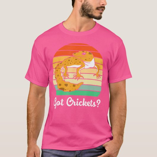 ヒョウおもしろいゲッコク得ラギ Tシャツ (正面)