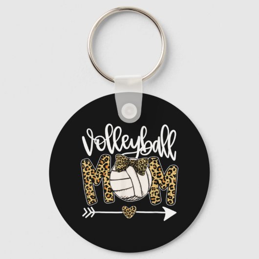 ヒョウおもしろいママボールママママママママママデイG キーホルダー (正面)