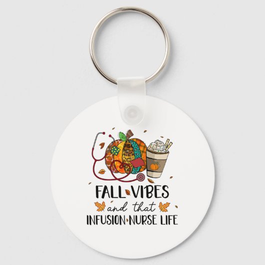 ヒョウかぼちゃの秋ビベスとその注入ナース キーホルダー (正面)