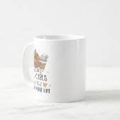 ヒョウかぼちゃの秋ビベスとその注入ナース コーヒーマグカップ (正面左)