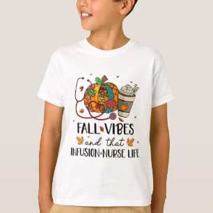 ヒョウかぼちゃの秋ビベスとその注入ナース Tシャツ
