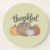 ヒョウかぼちゃシーズンサンクスギビングハロウィーン秋 コースター (正面)