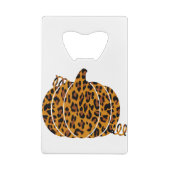 ヒョウかぼちゃ/秋シーズン クレジットカード栓抜き (裏面)