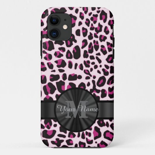 ヒョウかわいらしアニマルプリント Case-Mate iPhoneケース (裏面)