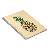 ヒョウかパイナップルか?錯視おもしろい写真 ノートブック (右側)