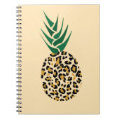 ヒョウかパイナップルか?錯視おもしろい写真 ノートブック (正面)