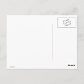 ヒョウがマウンドに乗っている ポストカード (裏面)