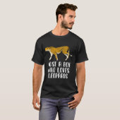 ヒョウが大好きな少年 Tシャツ (正面フル)