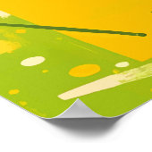 ヒョウが山嵐に出会うはっきりした – ジャングルの出会い ポスター (角)