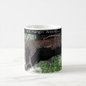 ヒョウつるのまわりにの単なるマグリラックス コーヒーマグカップ (中央)