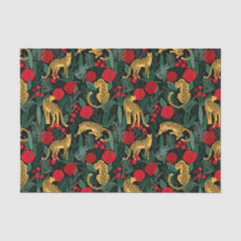 ヒョウとバラティッシュペーパー 薄葉紙