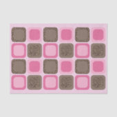 ヒョウとピンクパターン（の模様が）ある 薄葉紙 (正面)