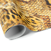 ヒョウとヘビの柄 ラッピングペーパー (ロールコーナー)