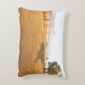 ヒョウと斑点アクセント枕 アクセントクッション (裏面(縦))