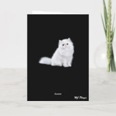 ヒョウと白ペルシャ カード (裏面)