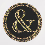 ヒョウと ラベル (デザイン1)