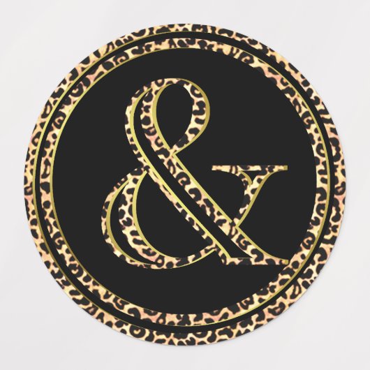 ヒョウと ラベル (デザイン3)