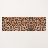 ヒョウに自分の内面を解スタイリッシュき放つ ヨガマット (裏面(横))