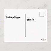 ヒョウのアザラシ ポストカード (裏面)