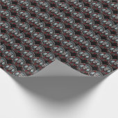 ヒョウのイラストレーション ラッピングペーパー (角)