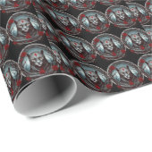 ヒョウのイラストレーション ラッピングペーパー (ロールコーナー)