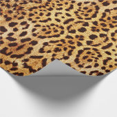 ヒョウのエレガントな毛皮 ラッピングペーパー (角)