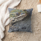 ヒョウのオオガエル、シースルー島。 クッション (ブランケット)