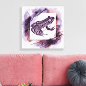 ヒョウのカエル キャンバスプリント (インサイチュ (リビング))