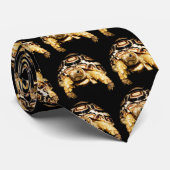ヒョウのカメ ネクタイ (ロール)