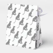 ヒョウのグレーとライトグレーのシルエット フェイバーボックス (裏面サイド)