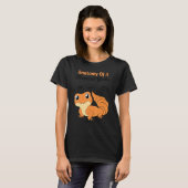 ヒョウのケコトカゲの解剖学 Tシャツ (正面フル)