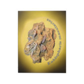 ヒョウのゲッコデザインは全部! ノートパッド (回転)