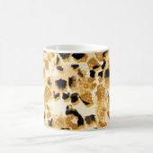 ヒョウのシック:ヴィンテージパターンエレガンス。 コーヒーマグカップ (中央)