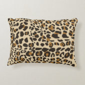 ヒョウのジャガーアニマルプリント模様 アクセントクッション (裏面)