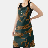 ヒョウのジャングル:アニマルプリントヴィンテージ。 エプロン (インサイチュ)