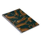 ヒョウのジャングル：アニマルプリントヴィンテージ。 ノートブック (右側)