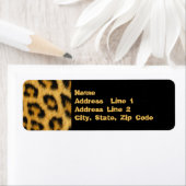 ヒョウのスキン、ファー、ヘアプリント ラベル (インサイチュ)