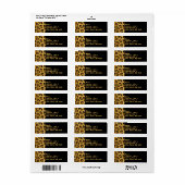 ヒョウのスキン、ファー、ヘアプリント ラベル (フルシート)