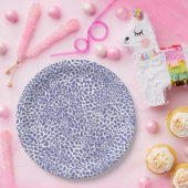 ヒョウのスポットパターン ペーパープレート (パーティー)