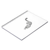 ヒョウのタトゥーヴィンテージ ノートブック (左側)