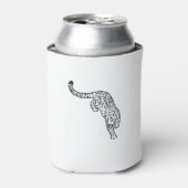 ヒョウのタトゥーヴィンテージ 缶クーラー (缶正面)
