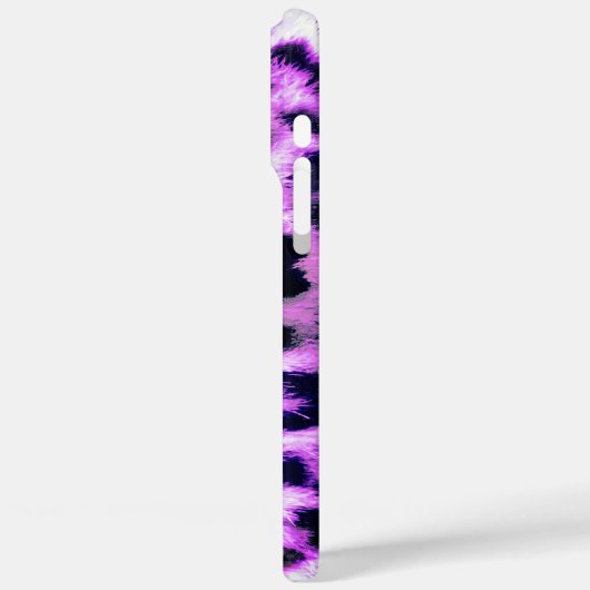 ヒョウのチータプリントフェイクファーピンク Case-Mate iPhoneケース (裏面 / 左)