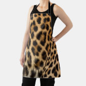 ヒョウのチータプリント動物の毛柄 エプロン (インサイチュ)