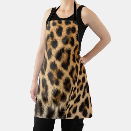ヒョウのチータプリント動物の毛柄 エプロン (インサイチュ)