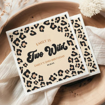 ヒョウのチータプリント2野生2番目の誕生日パーティー